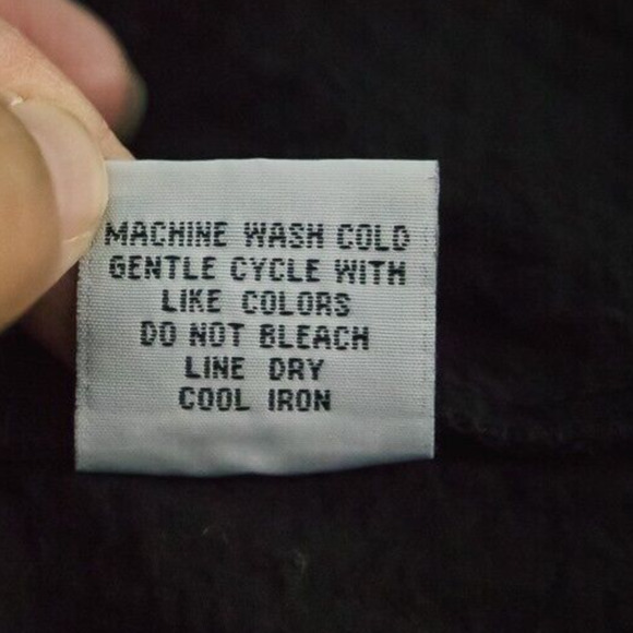 Habitat Size Medium M Black Textured Open Long Sleeve Artsy Lagenlook Jacket - Picture 5 of 6